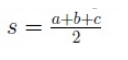 Fórmula do semiperímetro