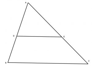 Teorema de tales nos triângulos
