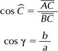 Funções Trigonométricas: Triângulo Modelo Cosseno de Gama