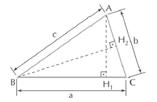 Triângulos não retângulos -Triângulo Lei dos Senos