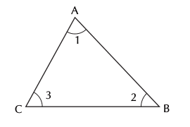 Triângulos: soma dos ângulos internos