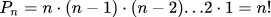 Fórmula de permutação simples